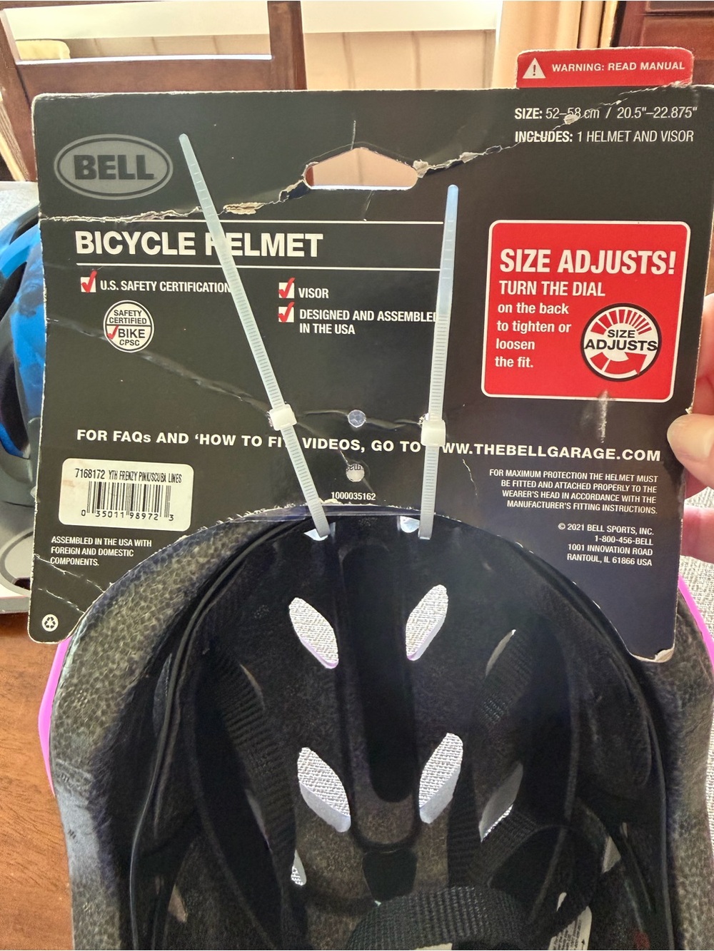 Bell Frenzy Bicycle Helmet - Picture 2 of 2